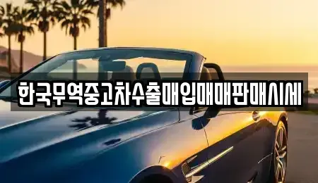 경상남도 거제시 연초면 중고차매입 전문 한국무역중고차수출매입매매판매시세