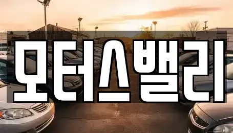 경상남도 창원시 성산구 적현동 중고차 전문 모터스밸리
