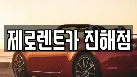 경상남도 창원시 진해구 통신동 렌트카 전문 제로렌트카 진해점