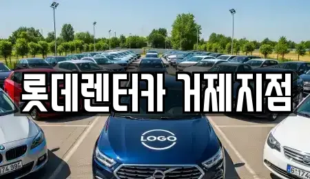 경상남도 통영시 단기렌트카 전문 롯데렌터카 거제지점