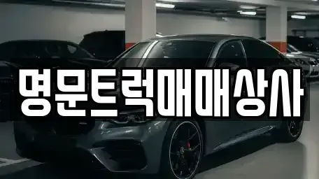 경상북도 경산시 진량읍 중고차 전문 명문트럭매매상사
