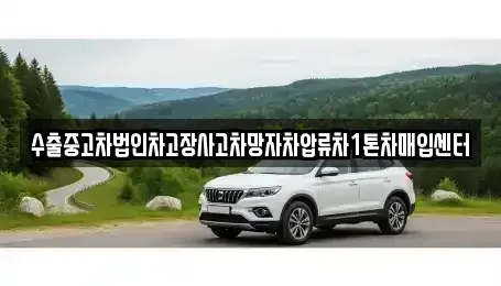 경상북도 경산시 진량읍 중고차매입 전문 수출중고차법인차고장사고차망자차압류차1톤차매입센터