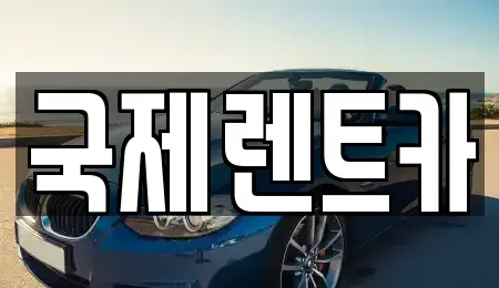 경상북도 구미시 오태동 렌트카 전문 국제렌트카