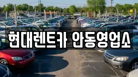 경상북도 안동시 광석동 렌트카 전문 현대렌트카 안동영업소