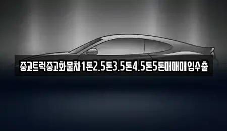 경상북도 안동시 광석동 중고차매입 전문 중고트럭중고화물차1톤2.5톤3.5톤4.5톤5톤매매매입수출