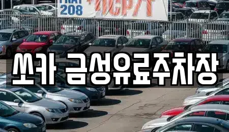 경상북도 안동시 목성동 렌트카 전문 쏘카 금성유료주차장