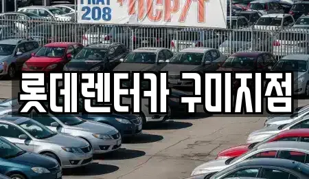 경상북도 칠곡군 단기렌트카 전문 롯데렌터카 구미지점