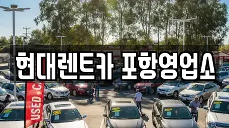 경상북도 포항시 북구 대신동 렌트카 전문 현대렌트카 포항영업소