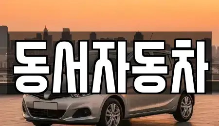 경상북도 포항시 북구 대신동 중고차 전문 동서자동차