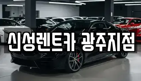 광주 광산구 산월동 렌트카 전문 신성렌트카 광주지점