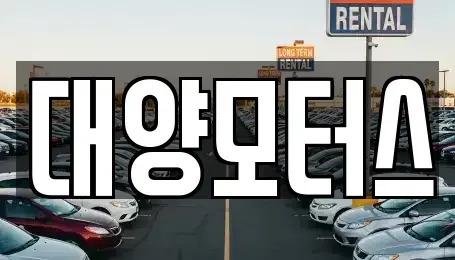 광주 광산구 산월동 중고차매매 전문 대양모터스