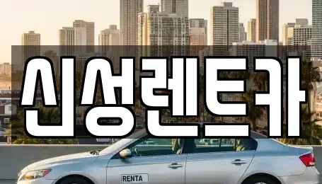 광주 북구 삼각동 렌트카 전문 신성렌트카