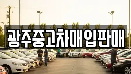 광주 서구 화정동 중고차 전문 광주중고차매입판매