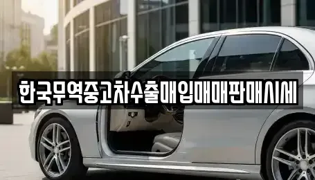 광주 서구 화정동 중고차 전문 한국무역중고차수출매입매매판매시세