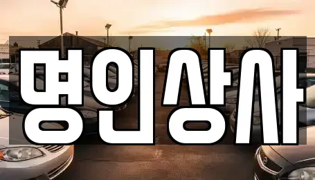 광주광역시 동구 금남로3가 중고차매매 전문 명인상사