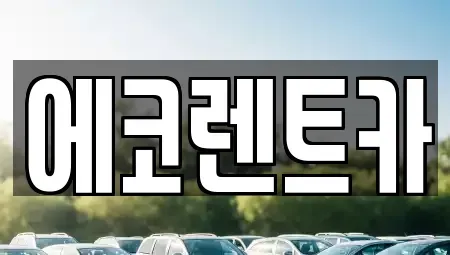 광주광역시 북구 화암동 렌트카 전문 에코렌트카