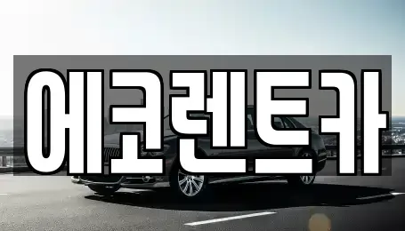 광주광역시 서구 내방동 렌트카 전문 에코렌트카