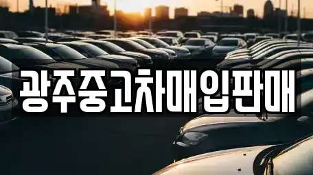 광주광역시 서구 내방동 중고차매입 전문 광주중고차매입판매