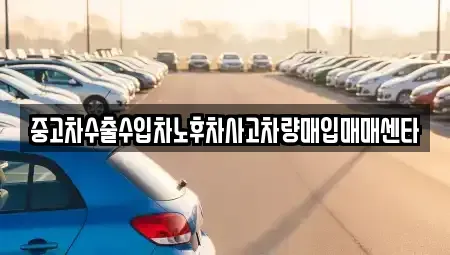 대구 중구 남산동 중고차매입 전문 중고차수출수입차노후차사고차량매입매매센타