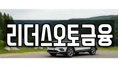 대구 중구 서성로1가 장기렌트카 전문 리더스오토금융