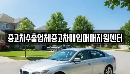 대구광역시 수성구 가천동 중고차매입 전문 중고차수출업체중고차매입매매지원센터