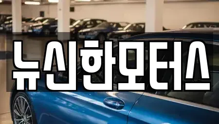 대전 대덕구 신일동 중고차 전문 뉴신한모터스