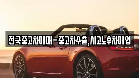 대전 대덕구 와동 중고차 전문 전국중고차매매-중고차수출,사고노후차매입