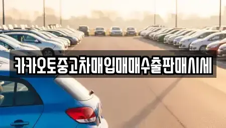 대전 대덕구 와동 중고차매입 전문 카카오토중고차매입매매수출판매시세