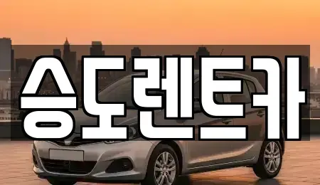 대전광역시 유성구 방동 렌트카 전문 승도렌트카