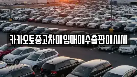 대전광역시 유성구 송정동 중고차매매 전문 카카오토중고차매입매매수출판매시세