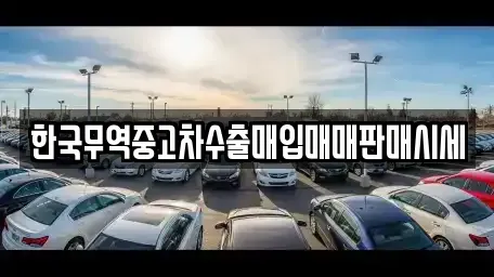 부산 기장군 정관읍 중고차매매 전문 한국무역중고차수출매입매매판매시세
