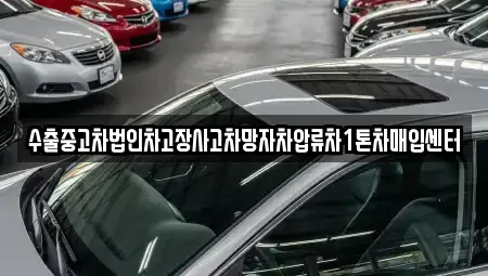 부산 남구 용당동 중고차매입 전문 수출중고차법인차고장사고차망자차압류차1톤차매입센터