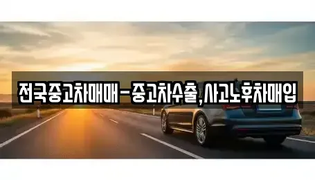 부산 사하구 구평동 중고차 전문 전국중고차매매-중고차수출,사고노후차매입