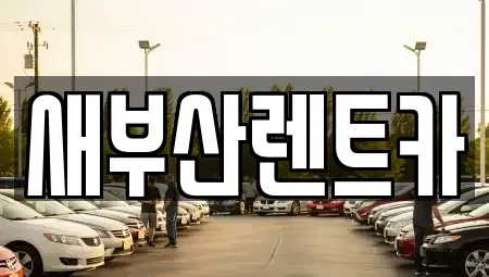 부산 서구 충무동3가 렌트카 전문 새부산렌트카
