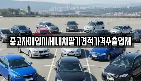 부산 중구 보수동1가 중고차매입 전문 중고차매입시세내차팔기견적가격수출업체