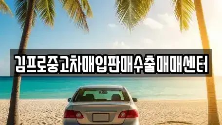 부산광역시 기장군 철마면 중고차매입 전문 김프로중고차매입판매수출매매센터