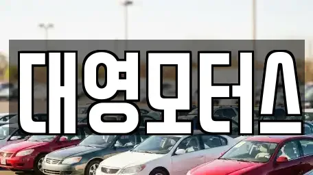부산광역시 사하구 신평동 중고차 전문 대영모터스