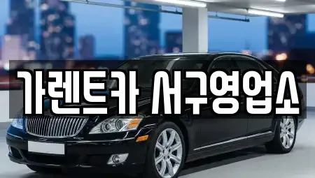 부산광역시 중구 보수동2가 렌트카 전문 가렌트카 서구영업소