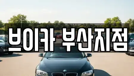 부산광역시 중구 중앙동3가 렌트카 전문 브이카 부산지점