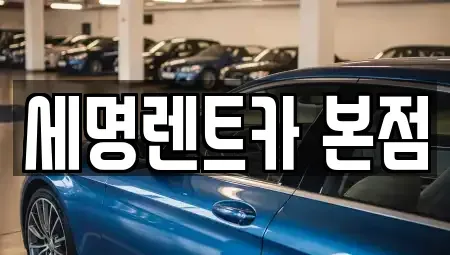 부산광역시 중구 중앙동3가 렌트카 전문 세명렌트카 본점
