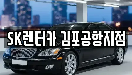 서울 강서구 공항동 렌트카 전문 SK렌터카 김포공항지점