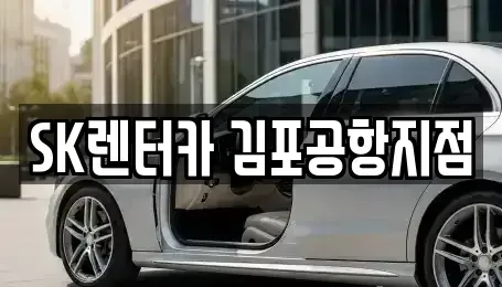 서울 강서구 오쇠동 렌트카 전문 SK렌터카 김포공항지점