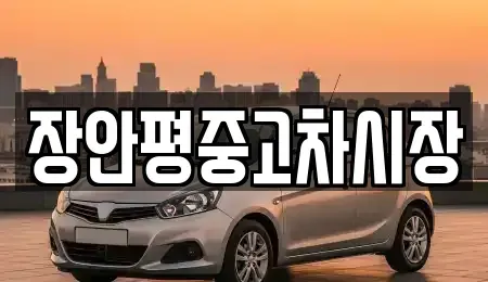 서울 동작구 대방동 중고차 전문 장안평중고차시장