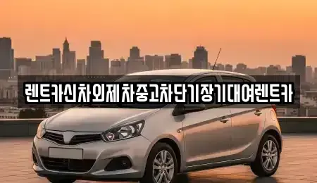서울 마포구 마포동 단기렌트카 전문 렌트카신차외제차중고차단기장기대여렌트카