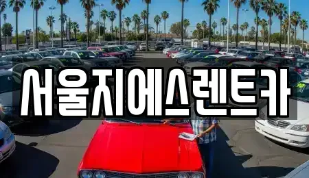 서울 마포구 상수동 렌트카 전문 서울지에스렌트카