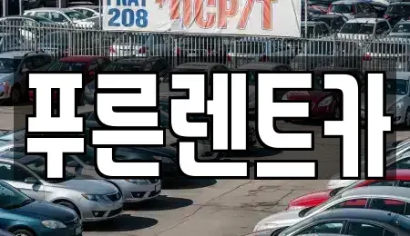 서울 서대문구 홍제동 렌트카 전문 푸른렌트카