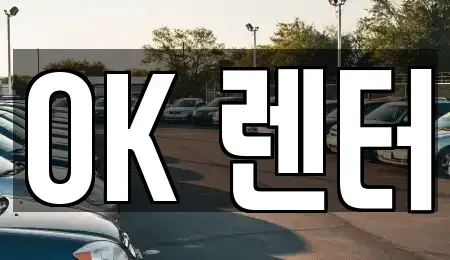 서울 성북구 보문동2가 렌트카 전문 OK 렌터