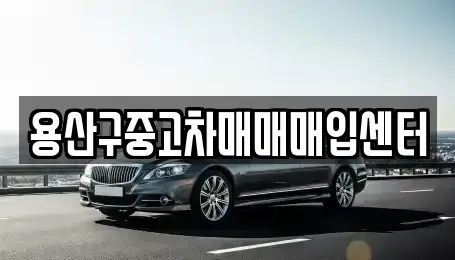 서울 용산구 동자동 중고차 전문 용산구중고차매매매입센터