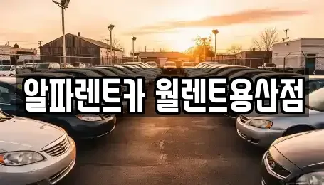 서울 용산구 한강로2가 렌트카 전문 알파렌트카 월렌트용산점