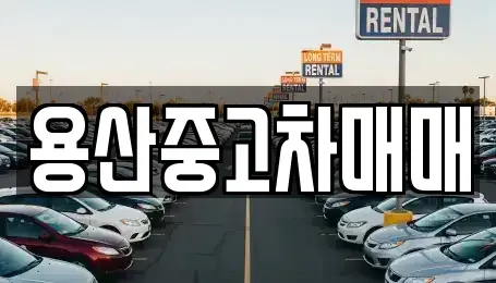 서울 용산구 한강로2가 중고차 전문 용산중고차매매